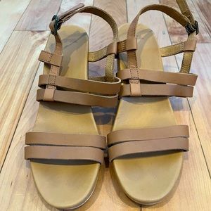 Teva strappy wedges